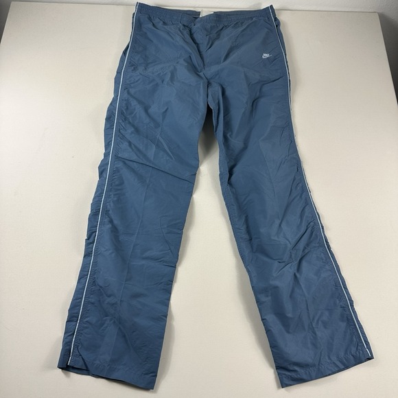 Vintage Nike Track Pants Men's XL Blue Windbreaker Training Active Blue - Picture 1 of 9